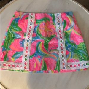 Lilly Pulitzer Pansy Lace Skirt